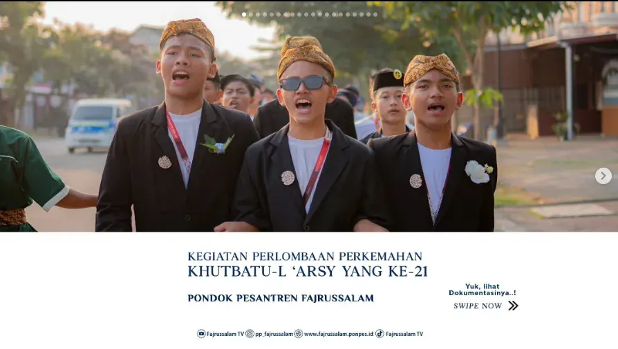 Kegiatan Perlombaan Perkemahan Khutbatul 'Arsy Yang Ke 21