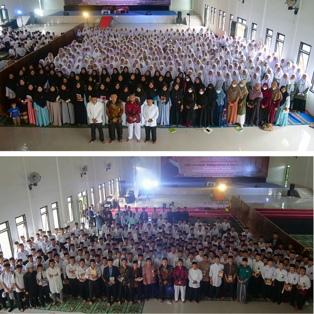 Semarak Milad 2 Windu Pondok Pesantren Fajrussalam Dengan Bedah Buku Api Tauhid Oleh Al-Ustadz Habiburrahman El-Shirazy